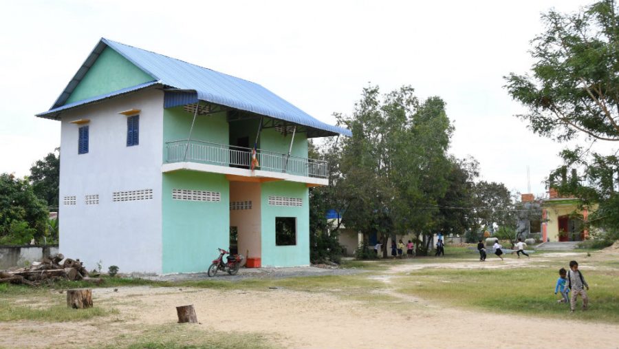 The Community Kids Kitchen House on the school grounds of RSP's Angtonlap School